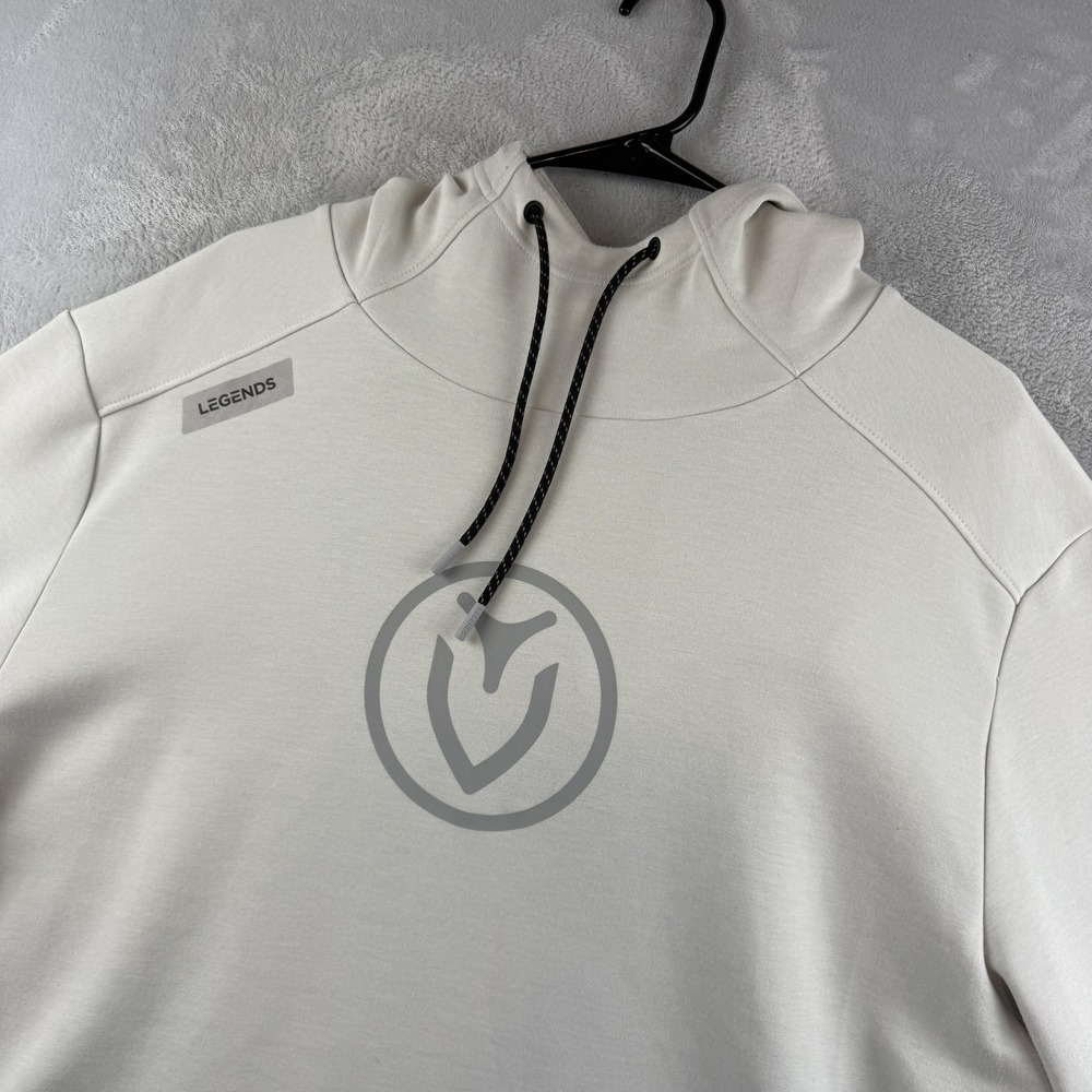Legends Hoodie Sweatshirt Mens XL White Hawthorne Tech Pullover Logo Hooded